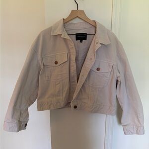 Banana Republic Cream Jean Jacket